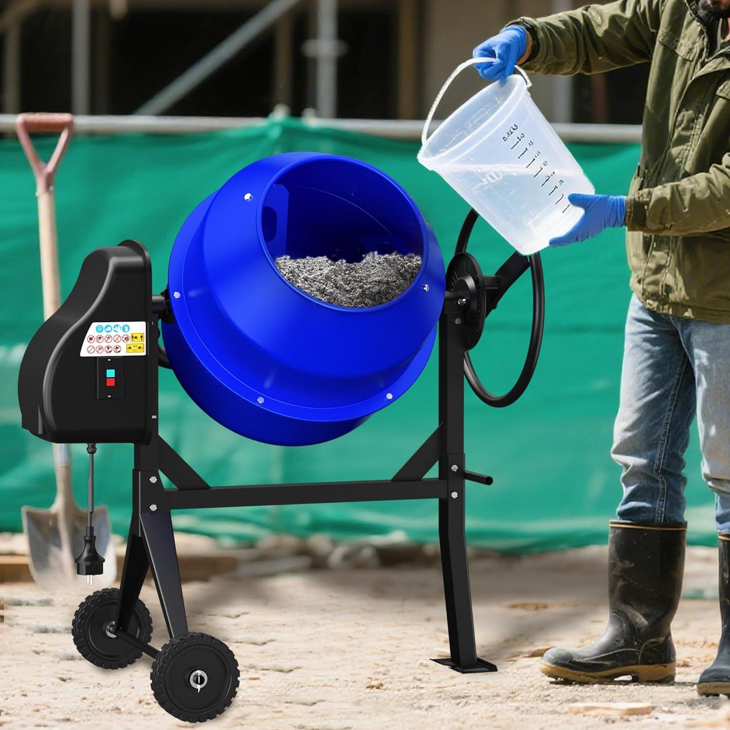 Why We Chose the SILVEL 4.3 ⁢Cu.Ft.Mixer for Small Jobs