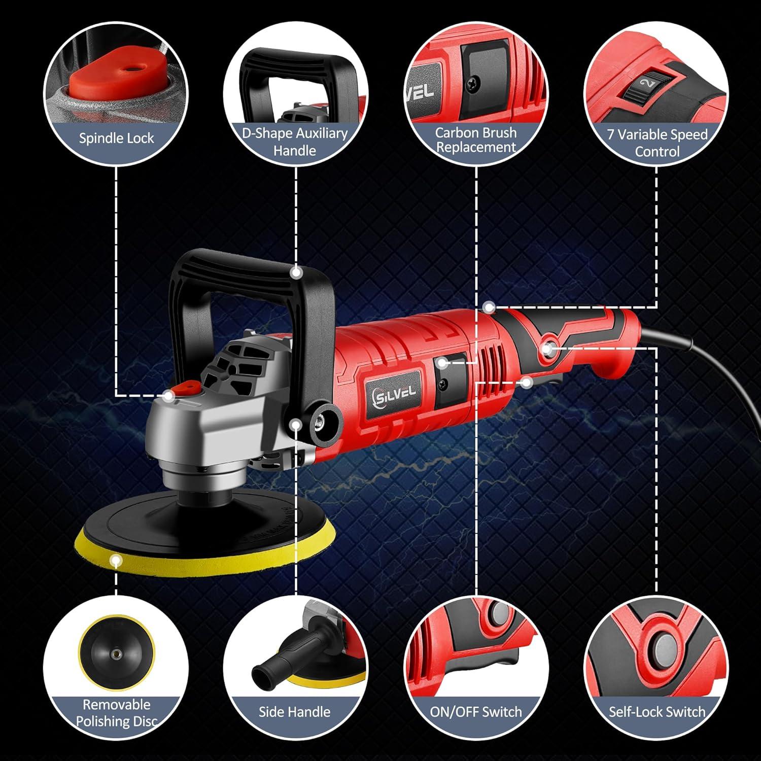 Our 7-Speed Journey⁤ with the SILVEL 1600W ⁢Polisher
