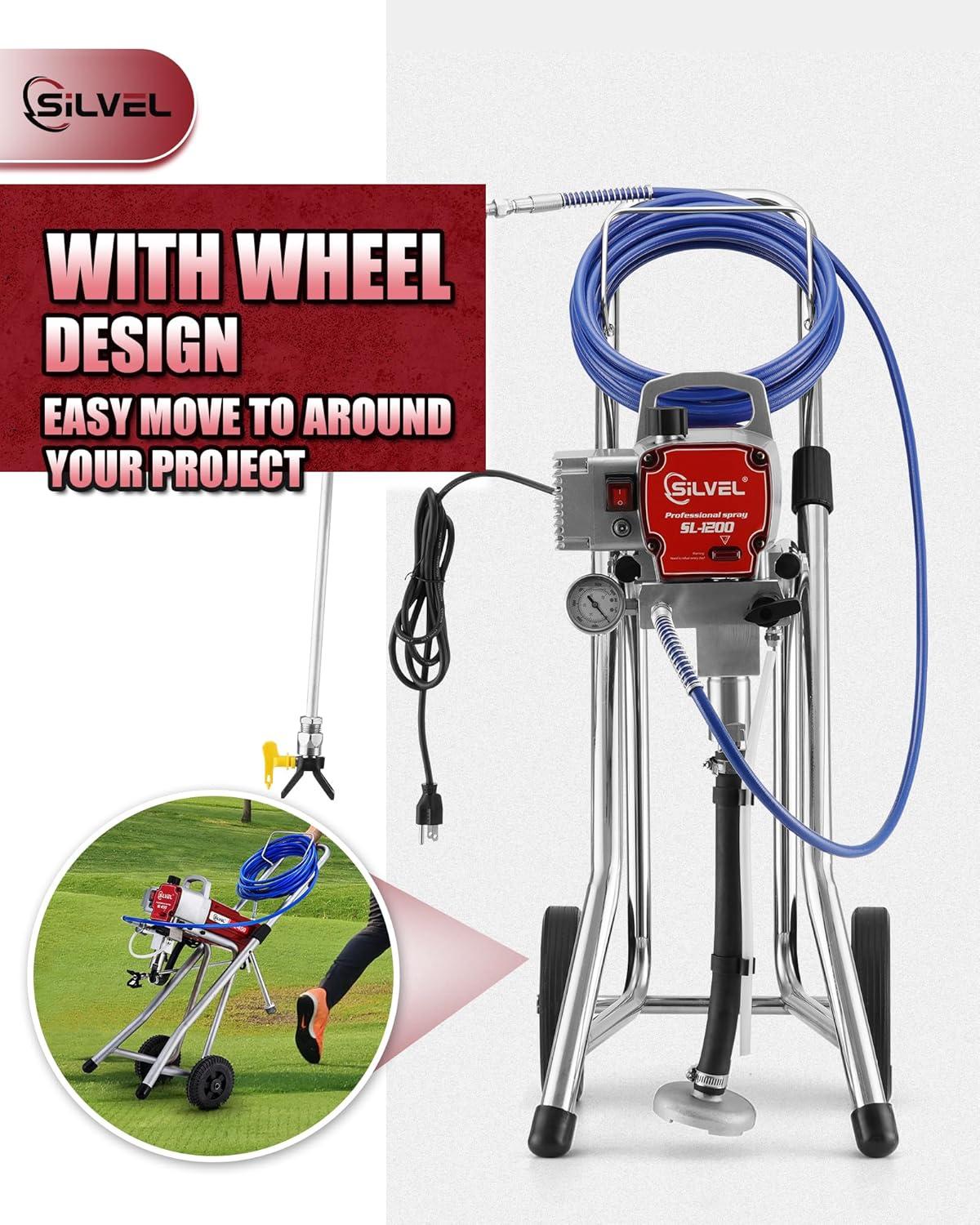 we put Our SILVEL 1200W Sprayer to the Test