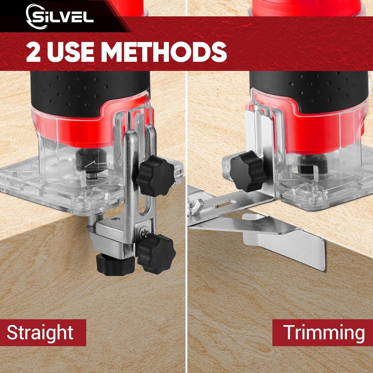 Our Compact Verdict: SILVEL 800W Router & Bit Set