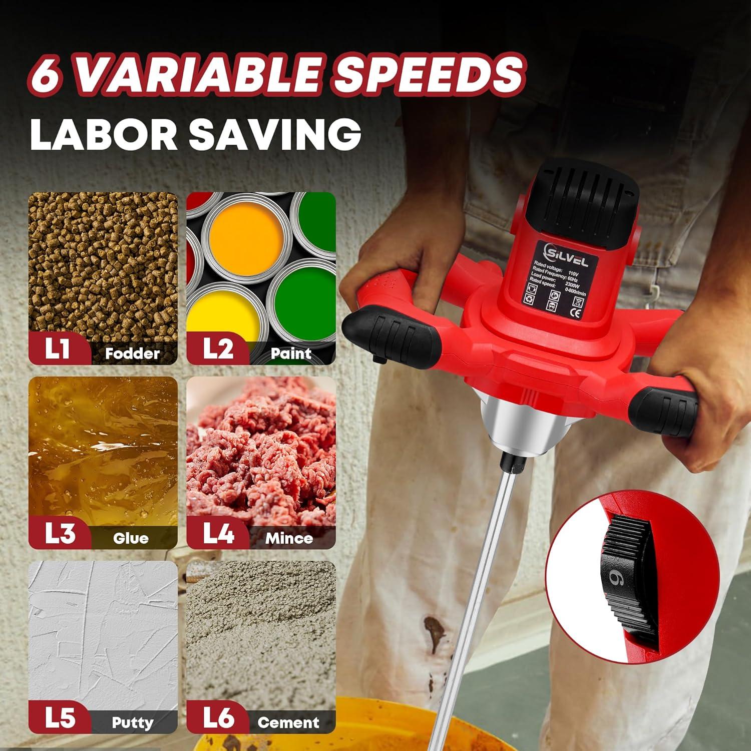 Our Review: SILVEL 2300W Mixer - 6-Speed Power