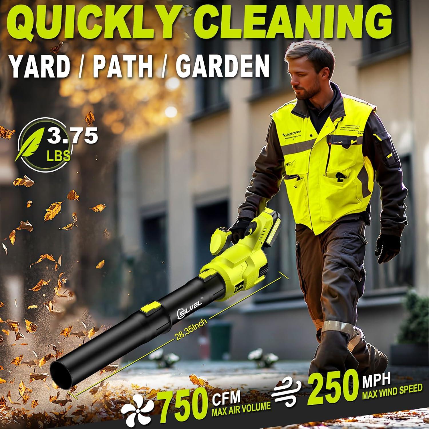 We Test SILVEL's Powerful Cordless Blower: Our take